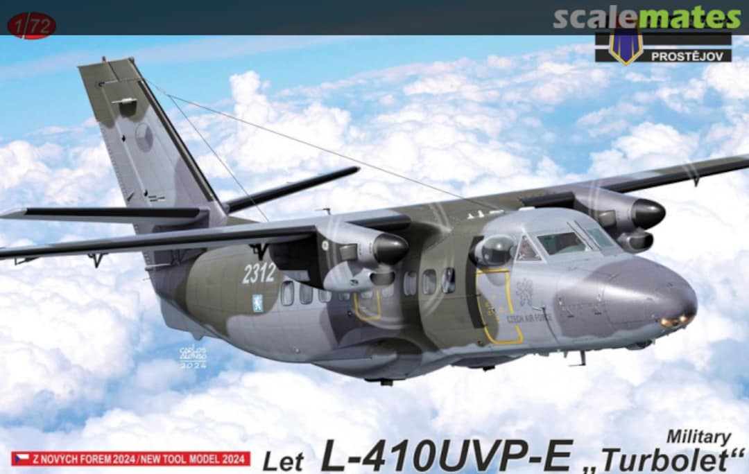 Boxart Let L-410UVP-E “Turbolet” Military KPM72437 Kovozávody Prostějov