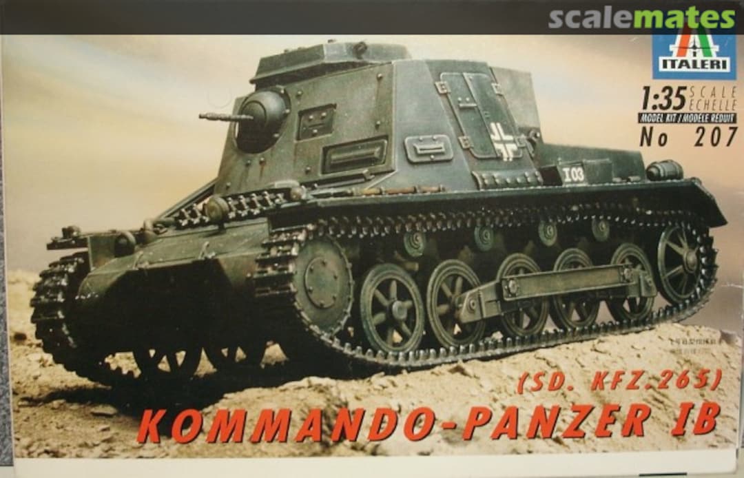 Boxart Kommando Panzer IB 207 Italeri