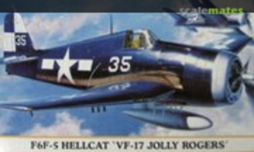 1:72 F6F-5 Hellcat 'VF-17 Jolly Rogers' (Hasegawa 00653)