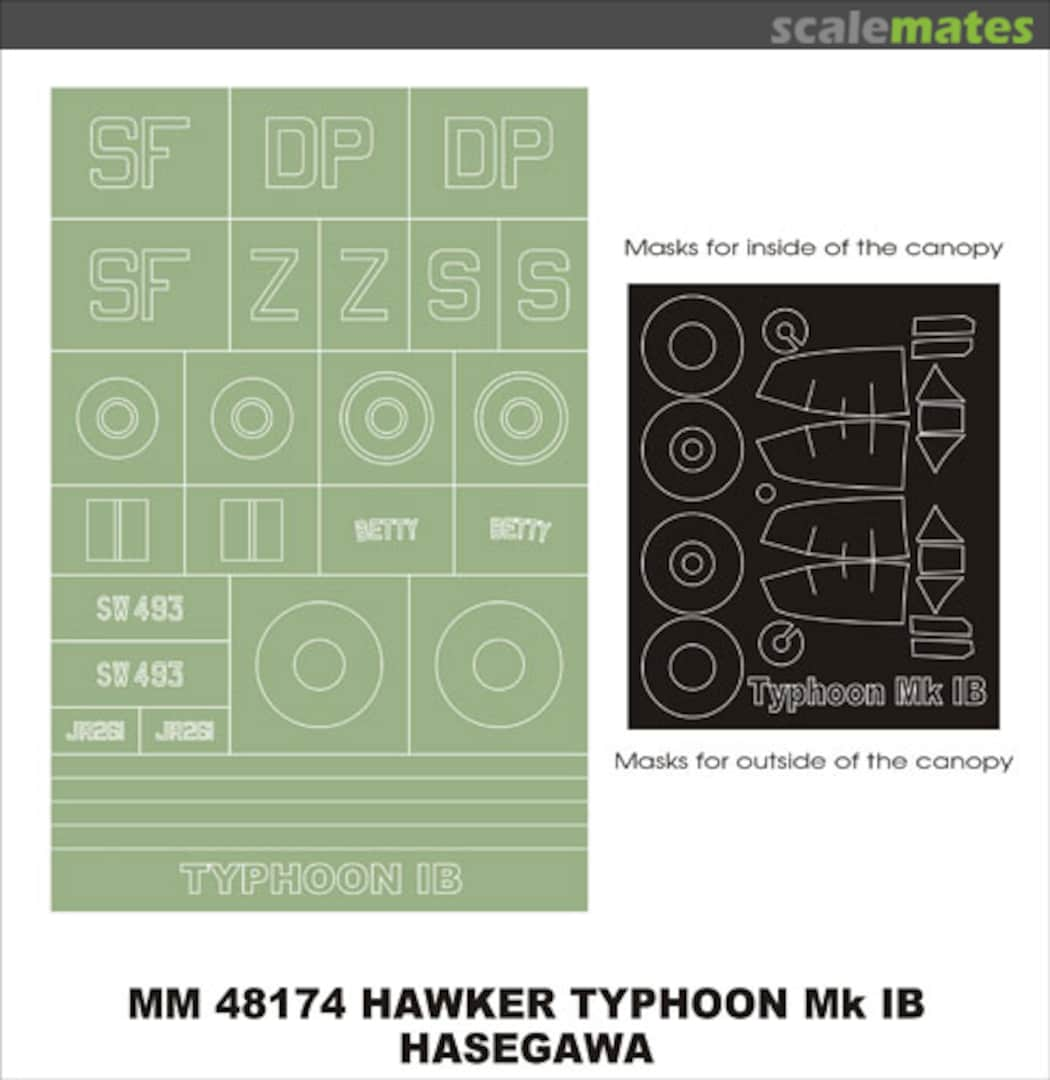 Boxart Hawker Typhoon Mk.Ib MM48174 Montex