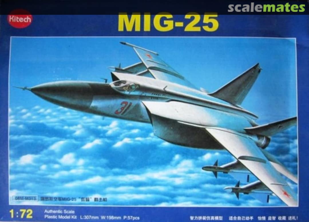 Boxart MiG-25 08M-M313 Kitech