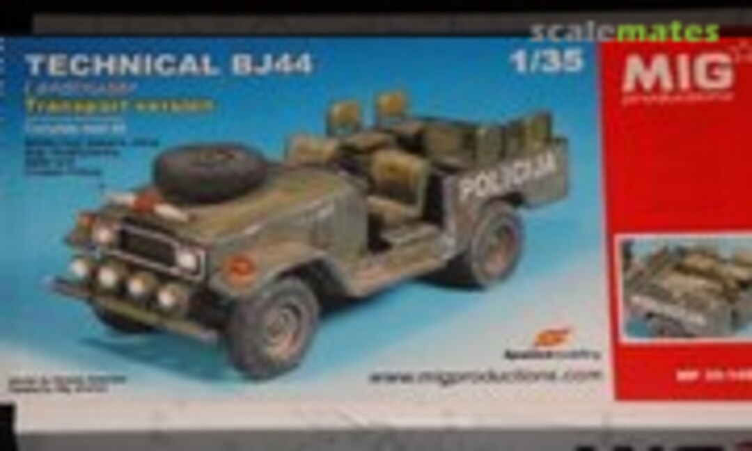 1:35 Toyota BJ44 Landcruiser transport jeep (MIG Productions MP 35-140)