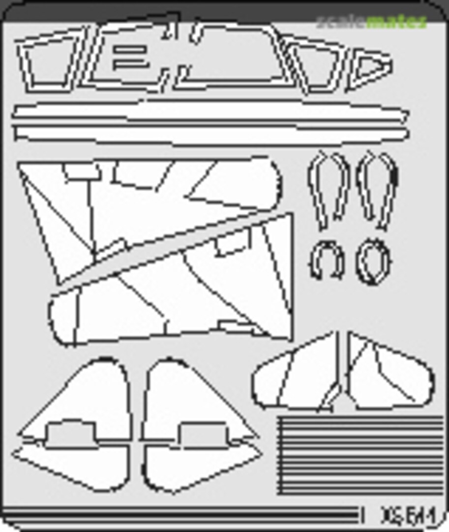 Boxart Me-262 Camouflage Scheme 1944 B XS511 Eduard