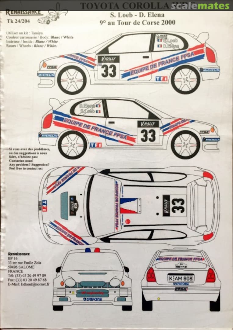 Boxart Toyota Corolla WRC TK24/204 Renaissance