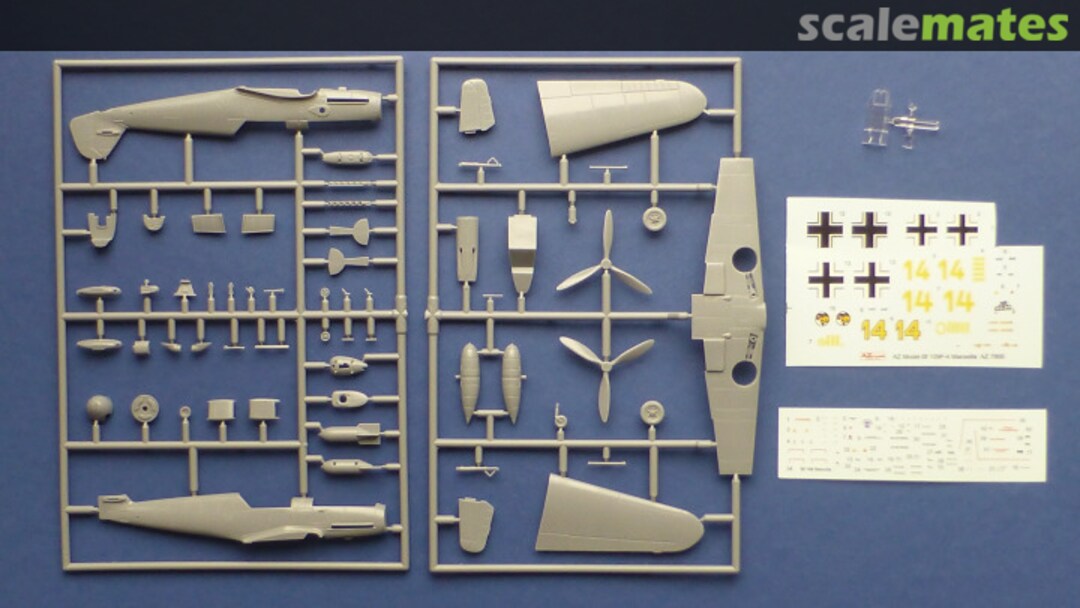 Contents Messerschmitt Bf 109F-4 AZ7800 AZmodel