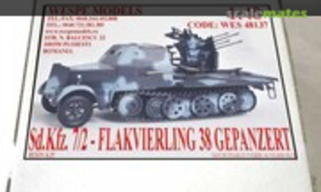 Sd.Kfz. 7/2 - Flakvierling 38 gepanzert (Wespe Models WES 48137)