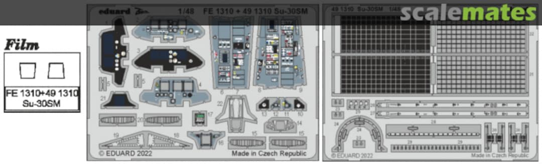 Boxart Su-30SM 491310 Eduard