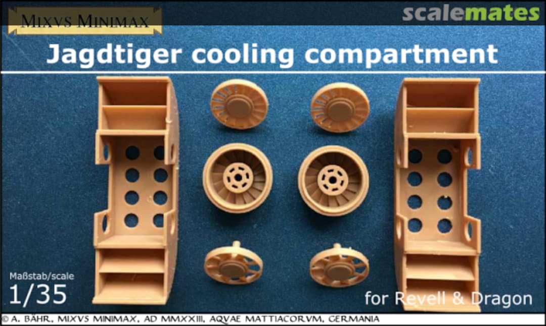 Boxart Jagdtiger cooling compartment M10 Mixvs Minimax