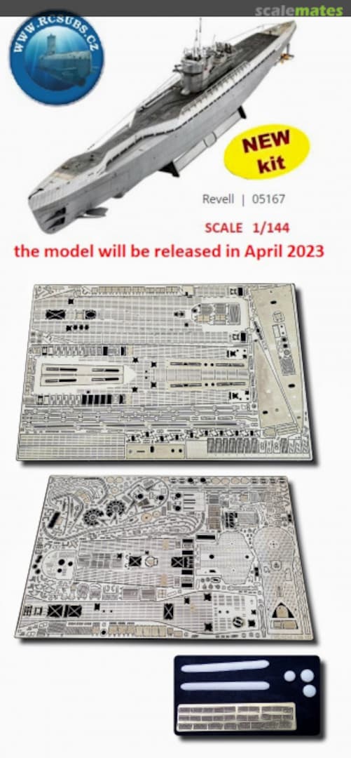 Boxart Sets for U-190, IXC40 1/144 SKU-0XX RCSubs