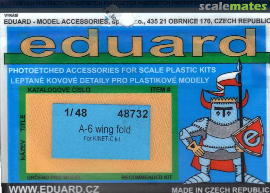 Boxart A-6 wing fold 48732 Eduard