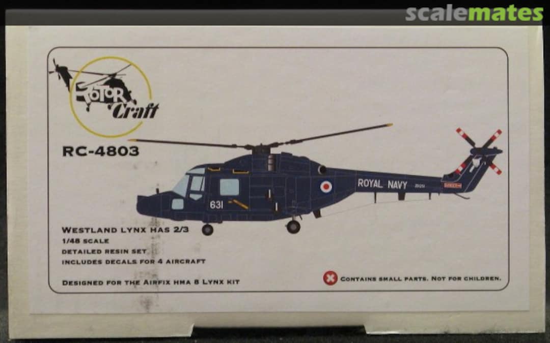 Boxart Westland Lynx HAS 2/3 RC-4803 ROTORcraft