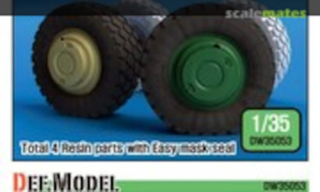 1:35 AFT Dingo2 GE A2 PatSi Sagged Wheel set (Def.Model DW35053)