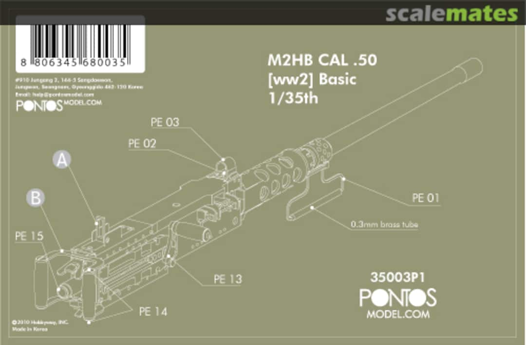 Boxart M2HB Cal.50 (WWII) Basic 35003P1 Pontos Model