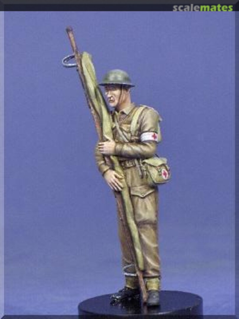 Boxart British Medic with Stretcher 35.5636 Resicast