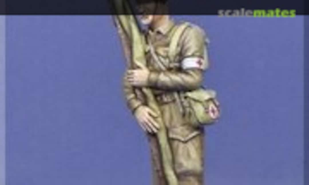 1:35 British Medic with Stretcher (Resicast 35.5636)