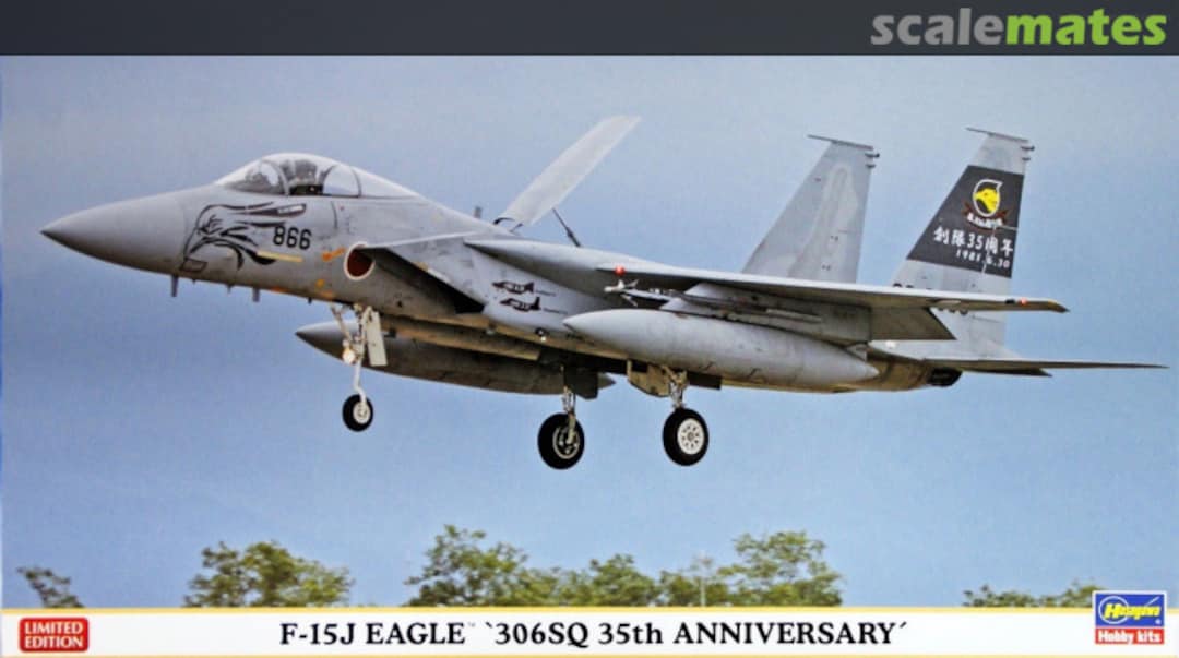 Boxart F-15J Eagle `306sq 35th Anniversary´ 02226 Hasegawa