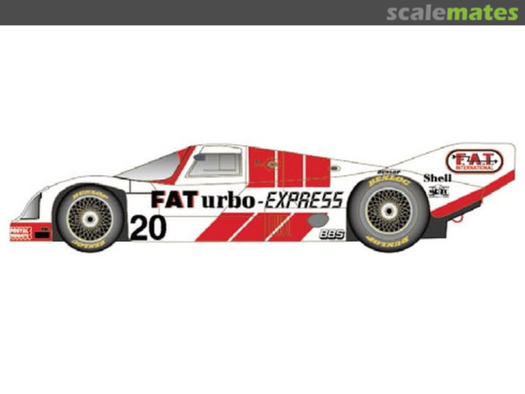 Boxart 962C FAT #20 WSPC Donington 1990 ST27-DC1194 Studio27