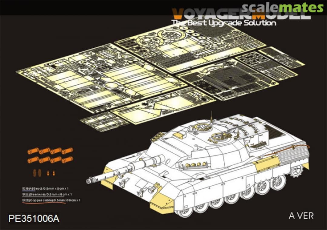 Boxart Leopard C2 MEXAS MBT PE351006A Voyager Model