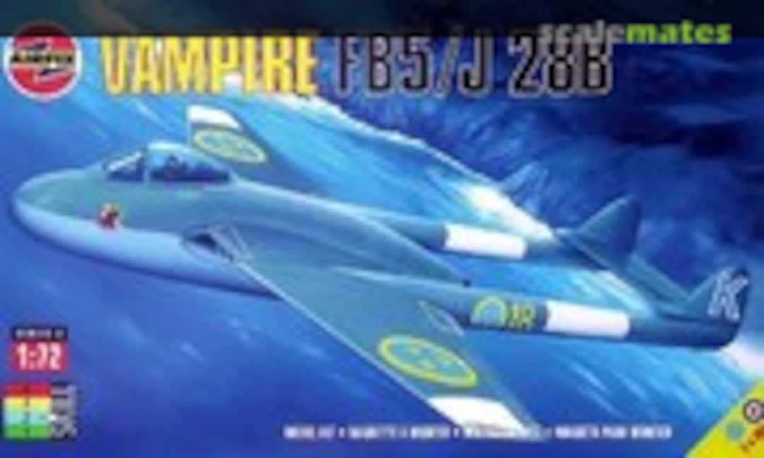 1:72 Vampire FB5/J 28B (Airfix 03064)