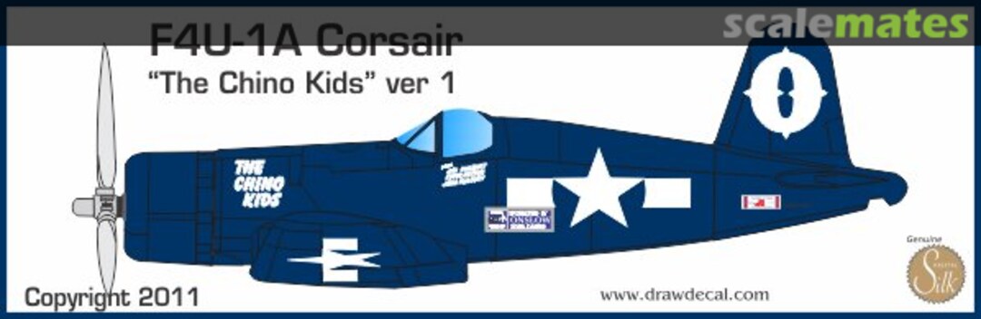 Boxart Vought F4U-1A Corsair 48-Corsair-48089 Draw Decal