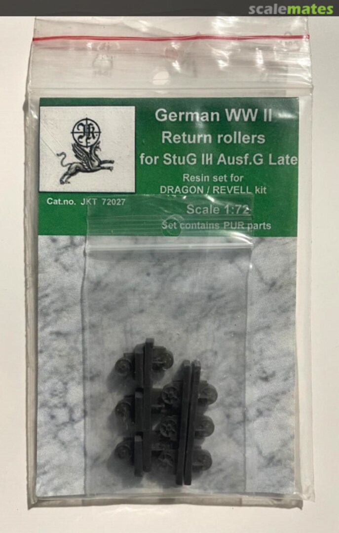 Boxart Return rollers for Stug III Ausf.G Late 72027 JK Resin