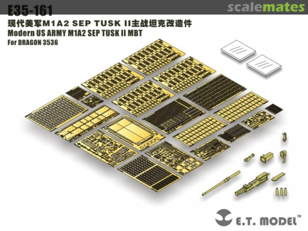 Boxart Modern US Army M1A2 SEP TUSK II MBT E35-161 E.T. Model