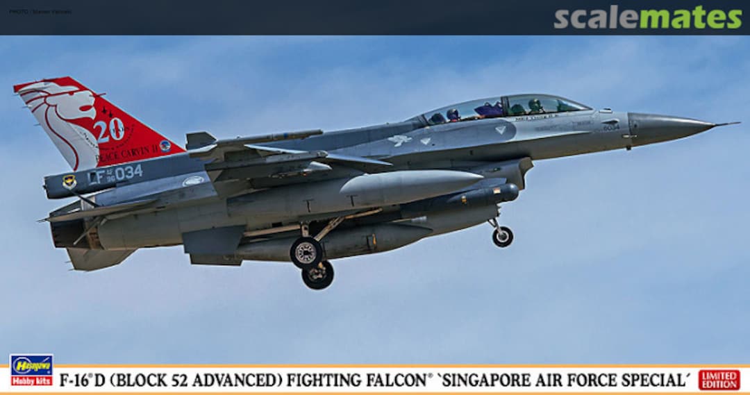 Boxart F-16D (Block 52 Advanced) Fighting Falcon `Singapore Air Force Special´ 07393 Hasegawa