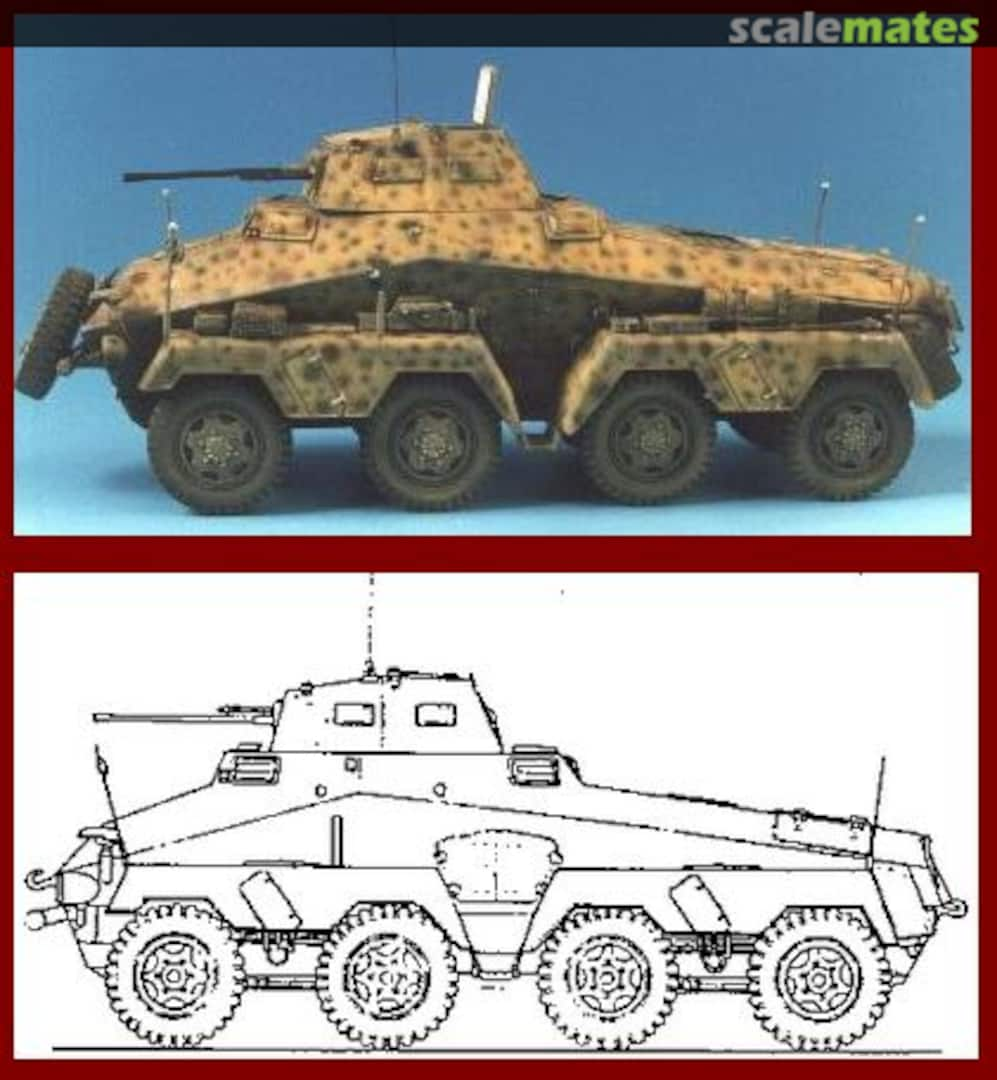 Boxart Panzerspahwagen Sd Kfz 231, late version R022 CRIEL.MODEL