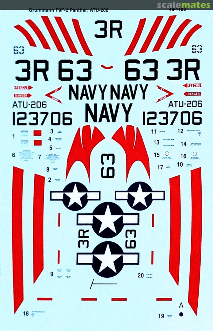 Boxart Grumman F9F-2 Panther 48-1188 SuperScale International