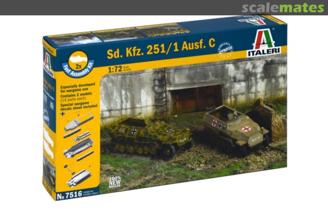 Boxart Sd.Kfz. 251/1 Ausf. C 7516 Italeri