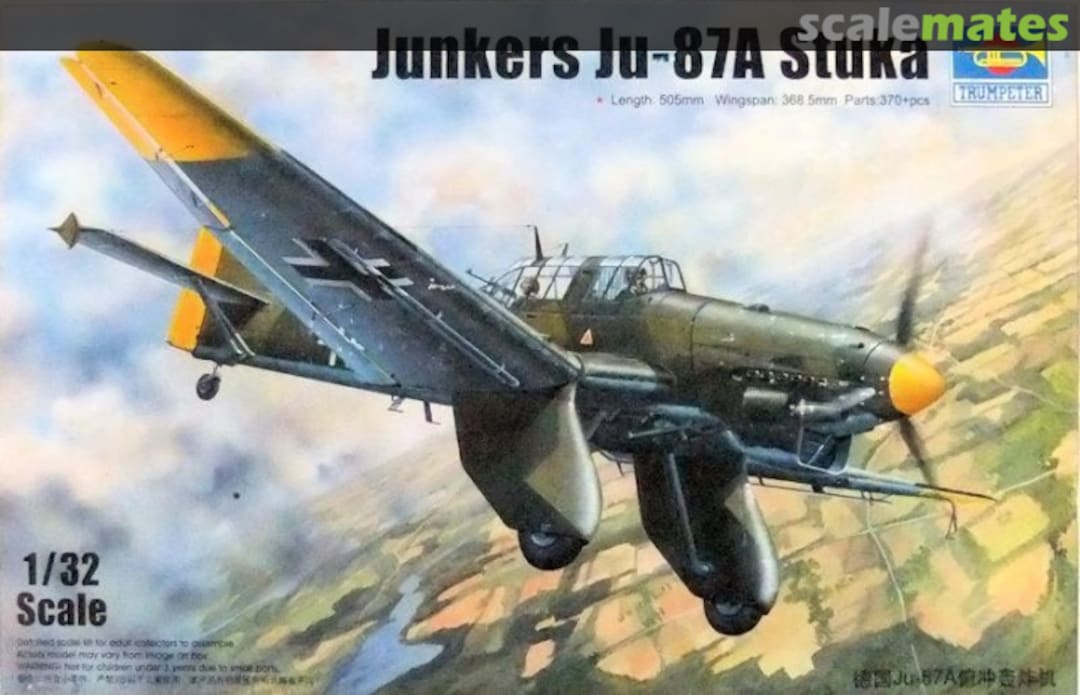 Boxart Junkers Ju 87A Stuka 03213 Trumpeter