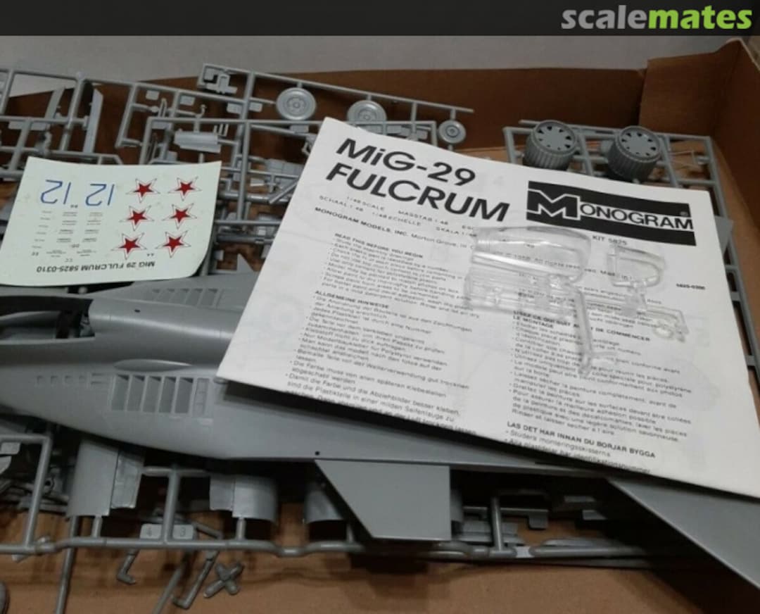 Contents MiG-29 Fulcrum 5825 Monogram