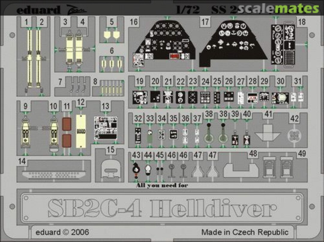 Boxart SB2C-4 SS266 Eduard