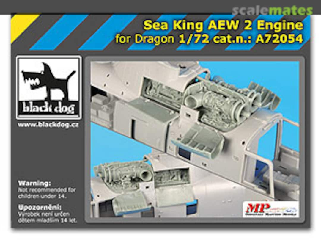 Boxart Sea King AEW 2 Engine A72054 Black Dog