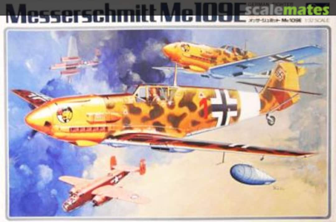 Boxart Messerschmitt Me109E S5 Hasegawa