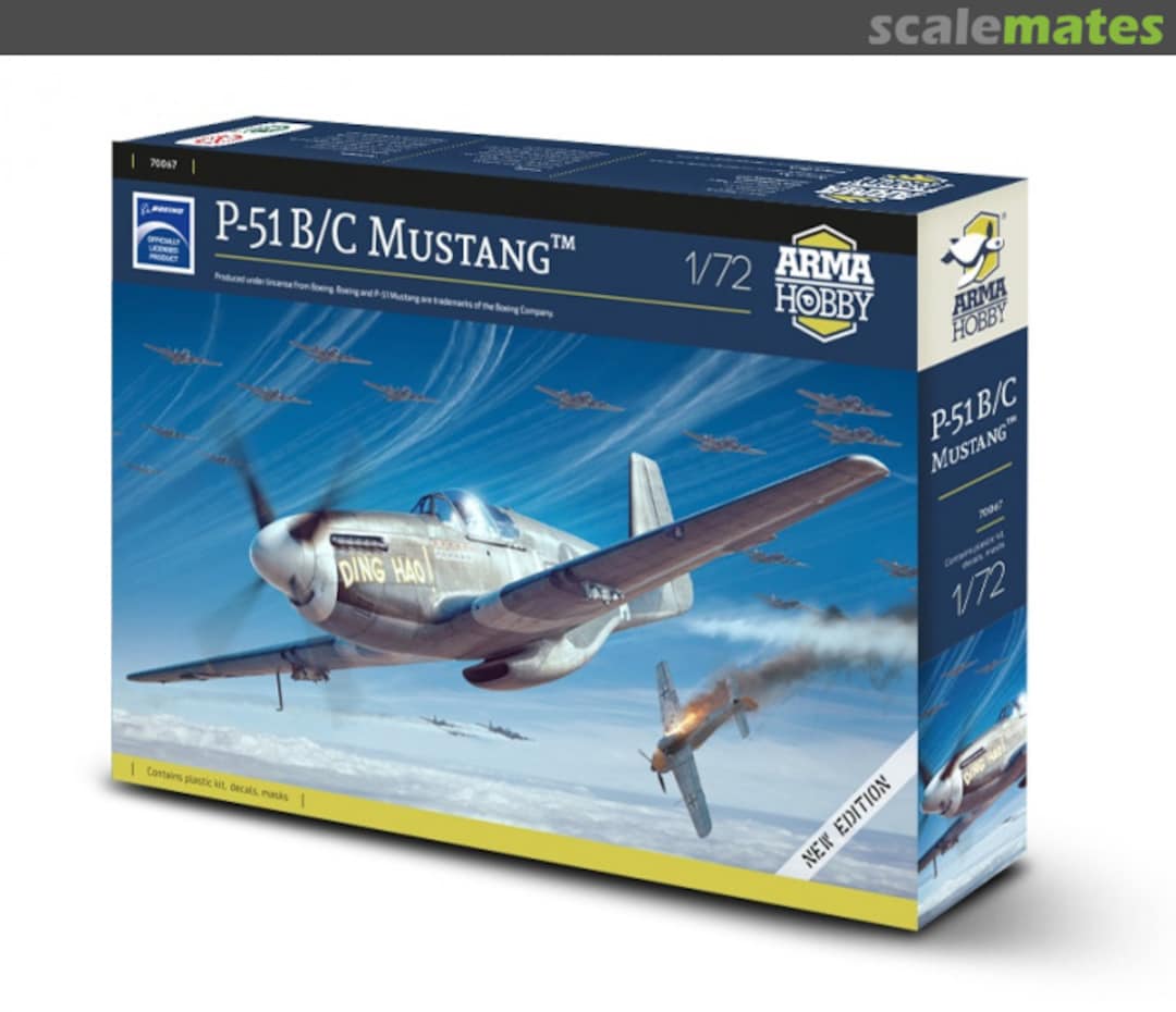 Boxart P-51 B/C Mustang AH70067 Arma Hobby