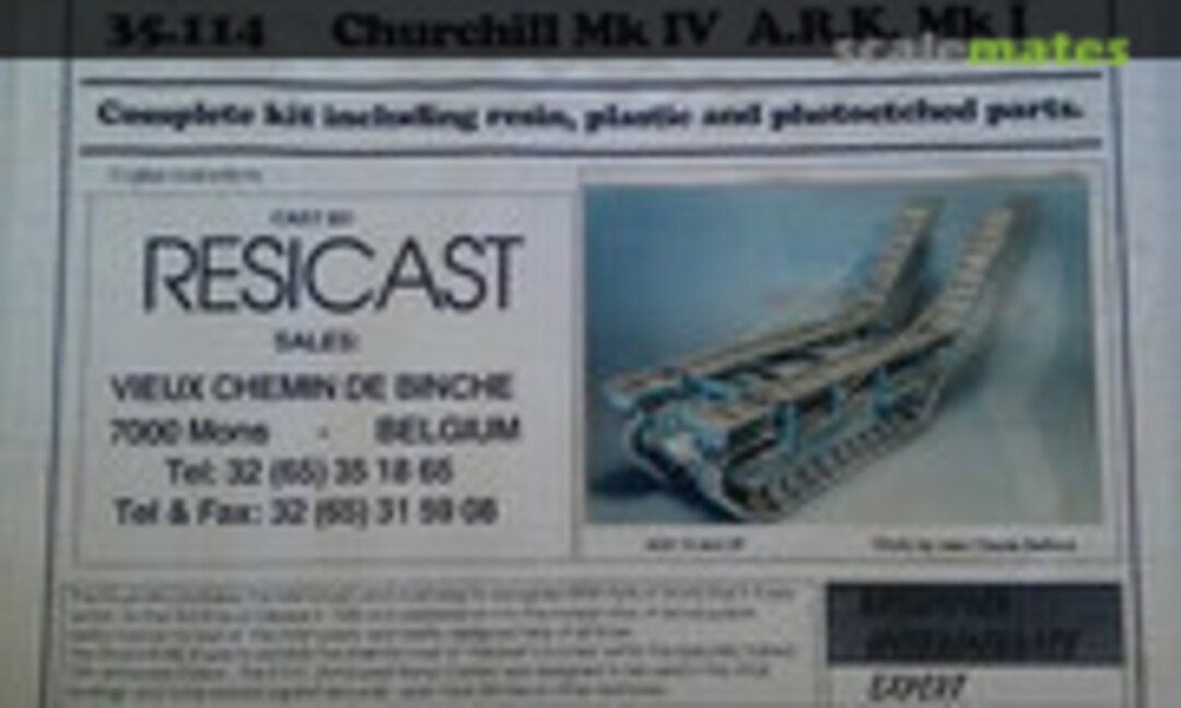 Churchill Mk IV A.R.K. Mk I (Resicast 35.114)