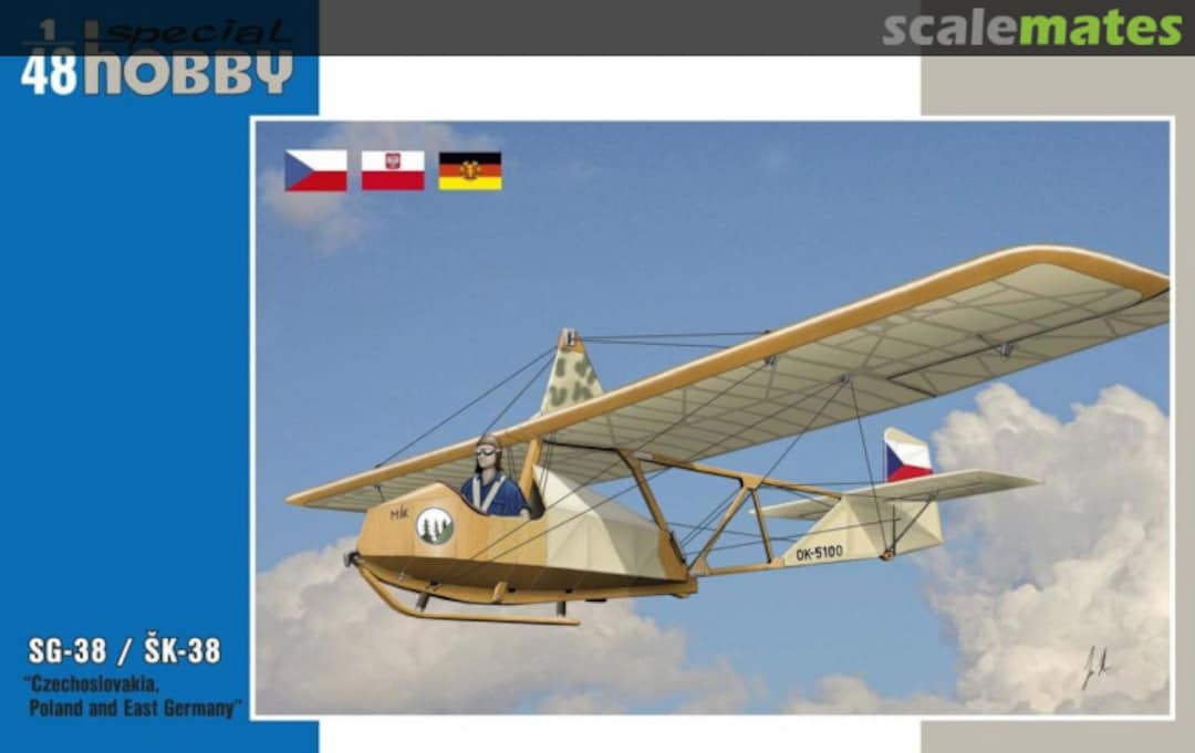 Boxart SG 38 Schulgleiter - SK-38 Komár SH48139 Special Hobby