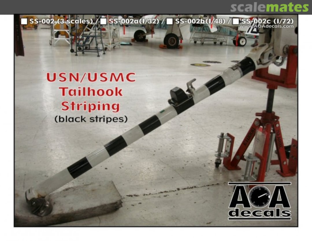 Boxart USN/USMC Tailhook Striping SS-002c AOA decals