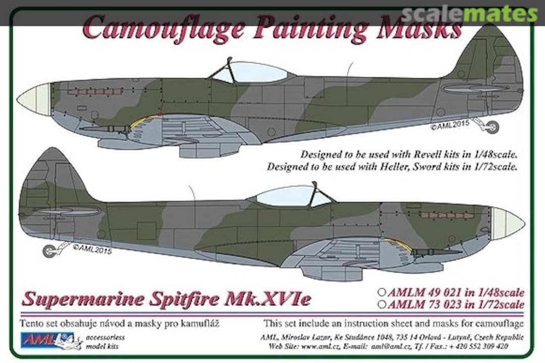 Boxart Supermarine Spitfire MK.XVIe AMLM 73 023 AML