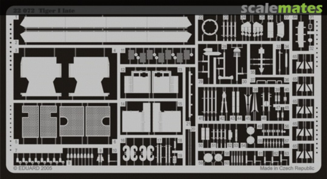 Boxart Tiger I late 22072 Eduard