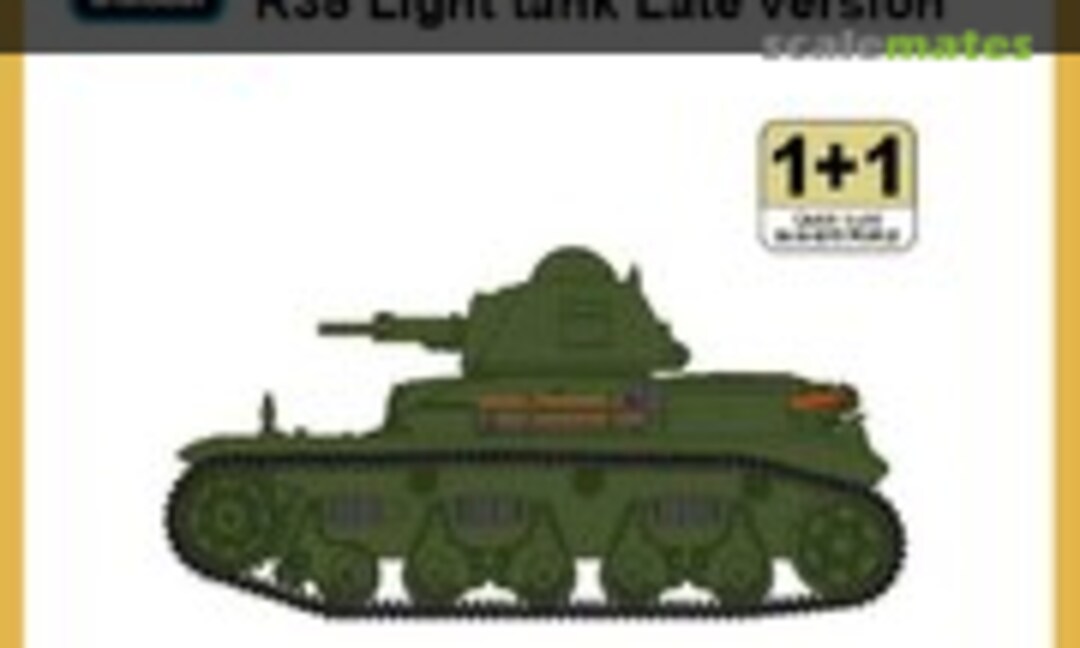 1:72 R35 Light Tank Late Version(modifié 39) (S-Model (China) PS720181)