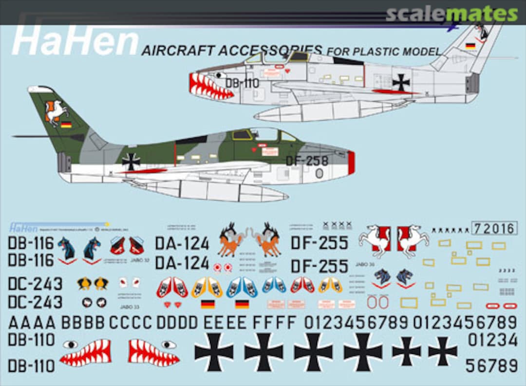 Boxart F-84F JaboG 31/32/36 72016 HaHen