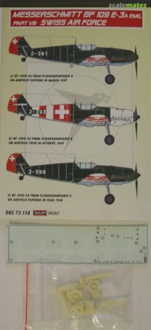 Boxart Messerschmitt Bf 109 E-3 Emil DEC72138 Kora Models