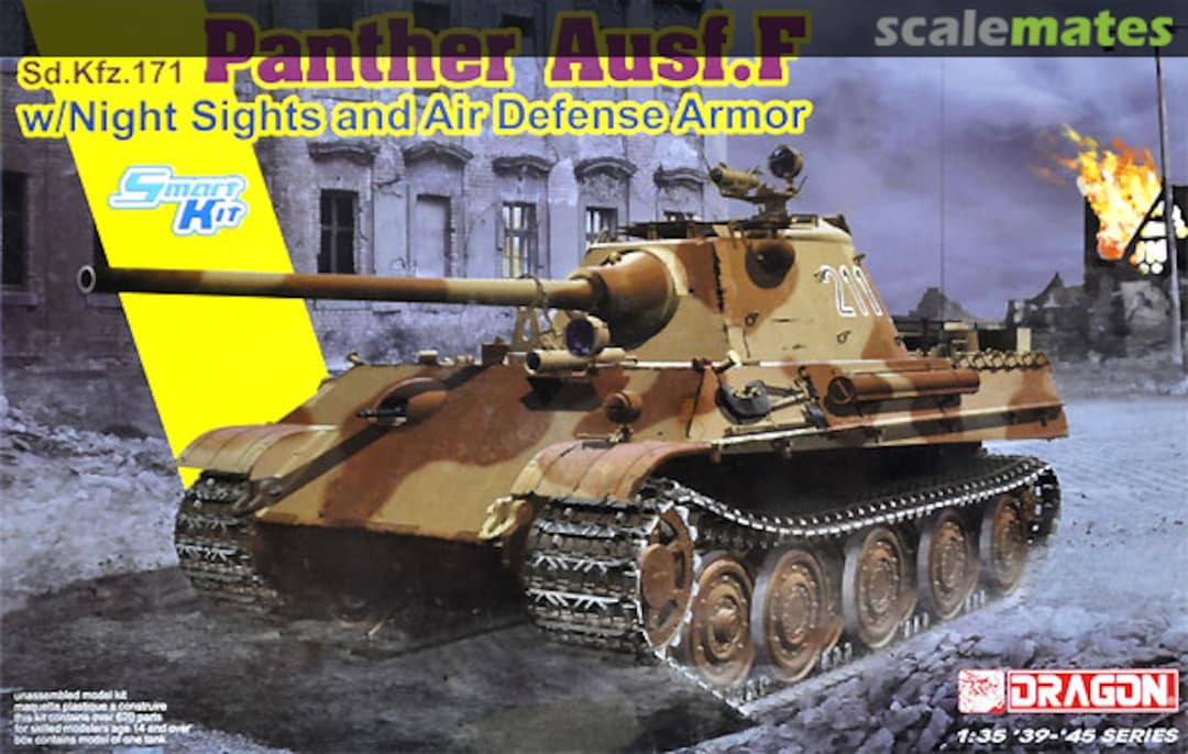 Boxart Sd.Kfz,171 Panther Ausf.F w/Night Sight and Air Defense Armor 6917 Dragon