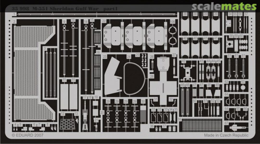 Boxart M-551 Gulf War 35998 Eduard