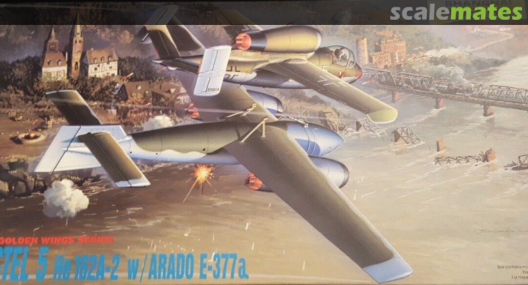 Boxart Mistel 5 He162A-2 w/Arado E-377a 5002 Shanghai Dragon