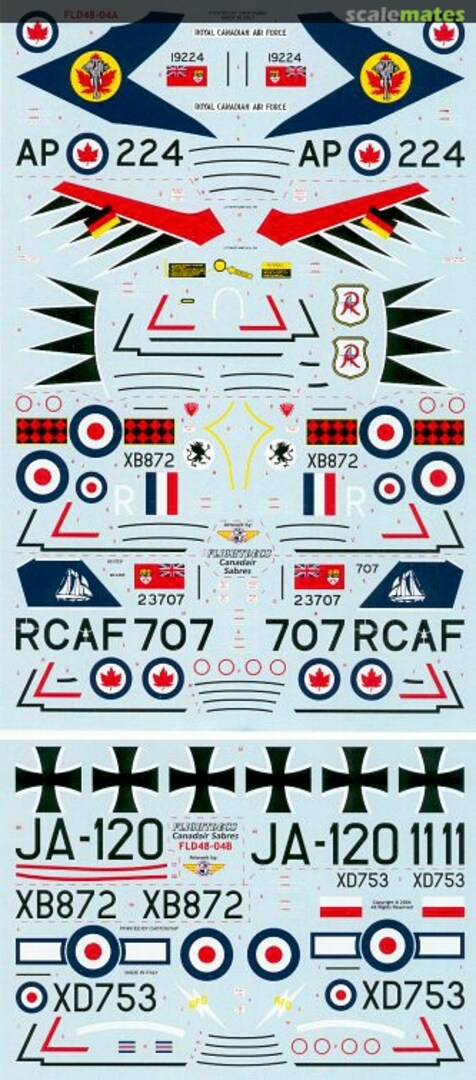 Boxart Canadair Sabres FLD48-04 FlightDecs