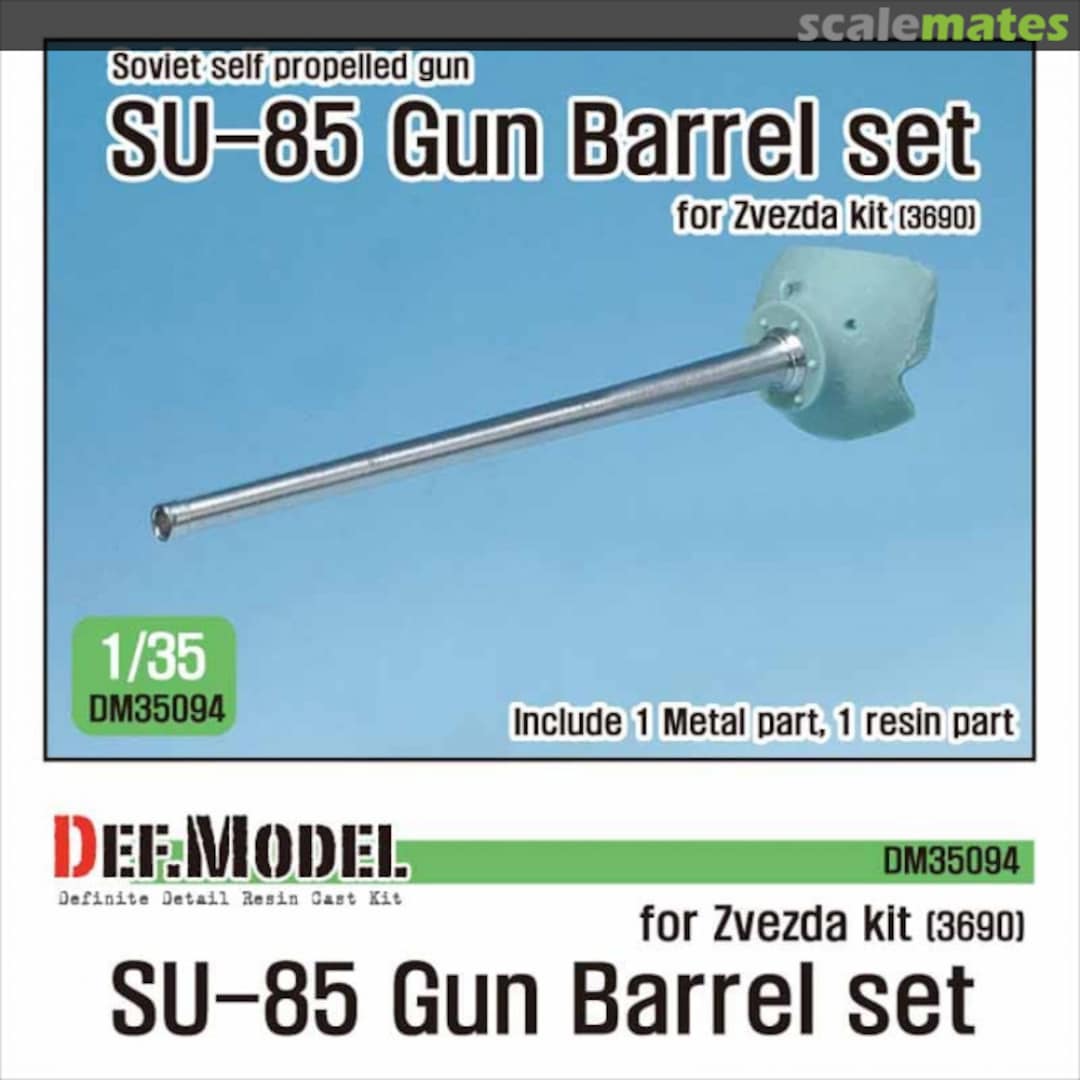 Boxart SU-85 TD D-5S Barrel / Mantlet set DM35094 Def.Model