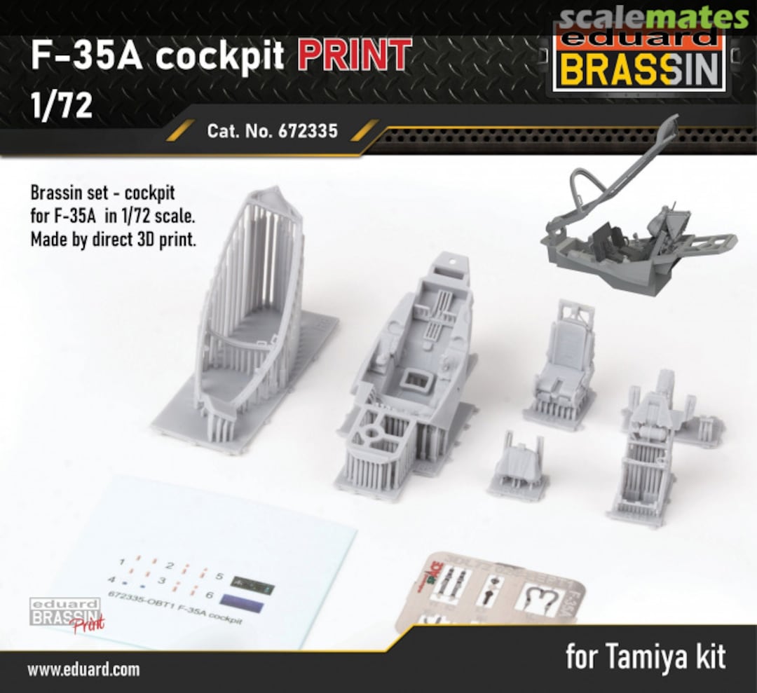 Boxart F-35A Lightning II - Cockpit 672335 Eduard